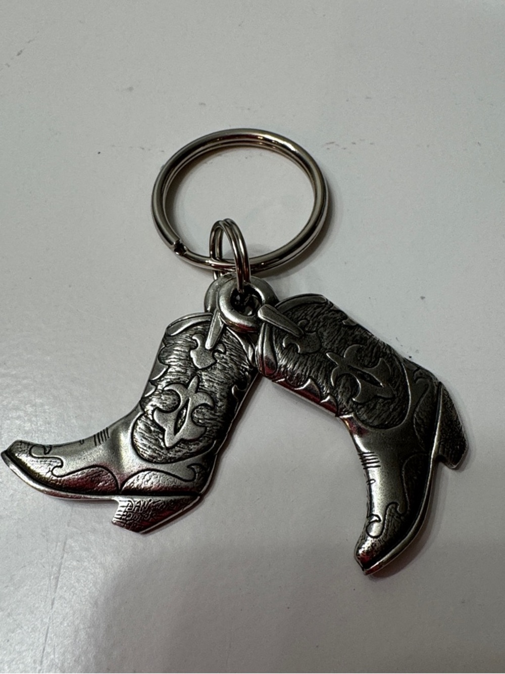 Danforth Pewter Western-Inspired Cowboy Boot Keyring